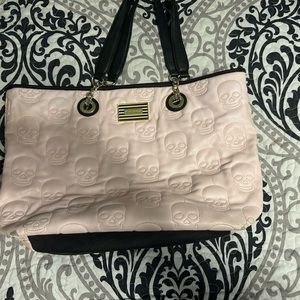 Betsy Johnson Skull Tote